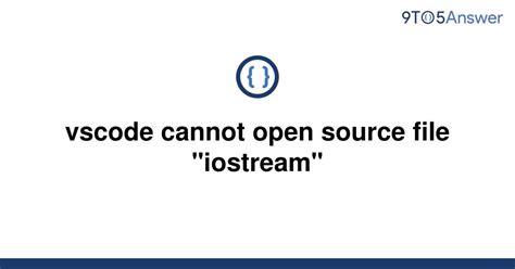 Try to reset Visual C settings. . Cannot open source file iostream in visual studio code